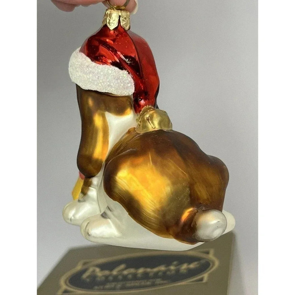 RARE Kurt Adler POLONAISE KOMOZJA BARNEY BASSET AP1557 Ornament NEW WITH BOX - Picture 6 of 16